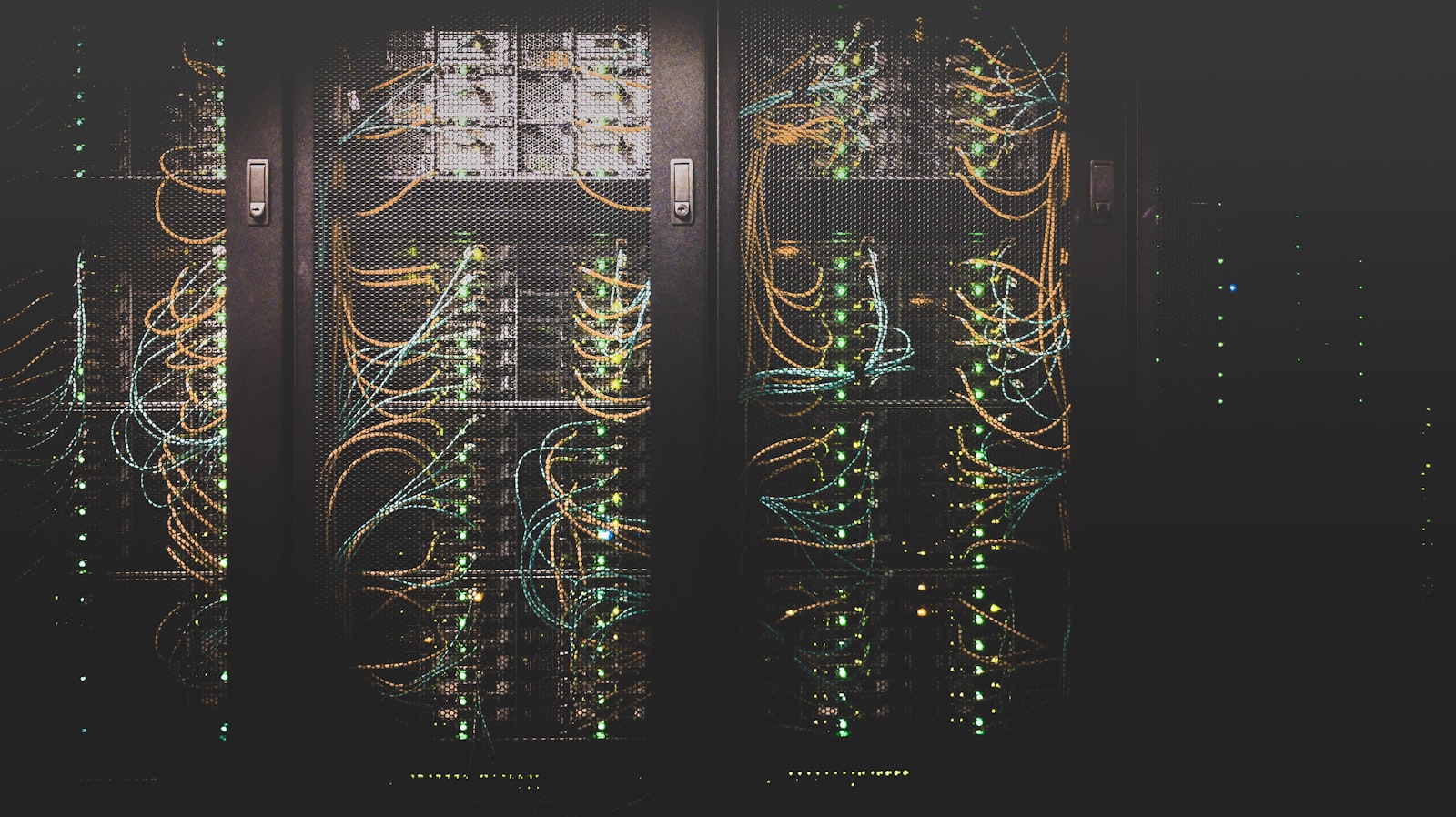 Dense network cabling in a data center rack